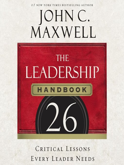 Cover image for The Leadership Handbook